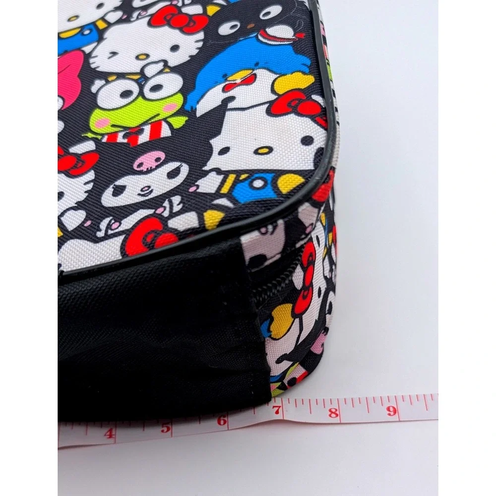 Sanrio Hello Kitty Friends Insulated Lunch Bag Multi Character Print Black